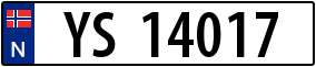 Truck License Plate